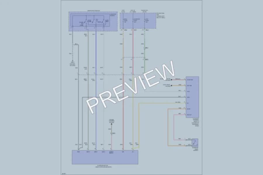 2011 Kia Sportage Power Top Sunroof wiring diagram preview
