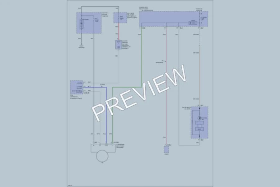 2011 Kia Sportage Starting Charging wiring diagram preview
