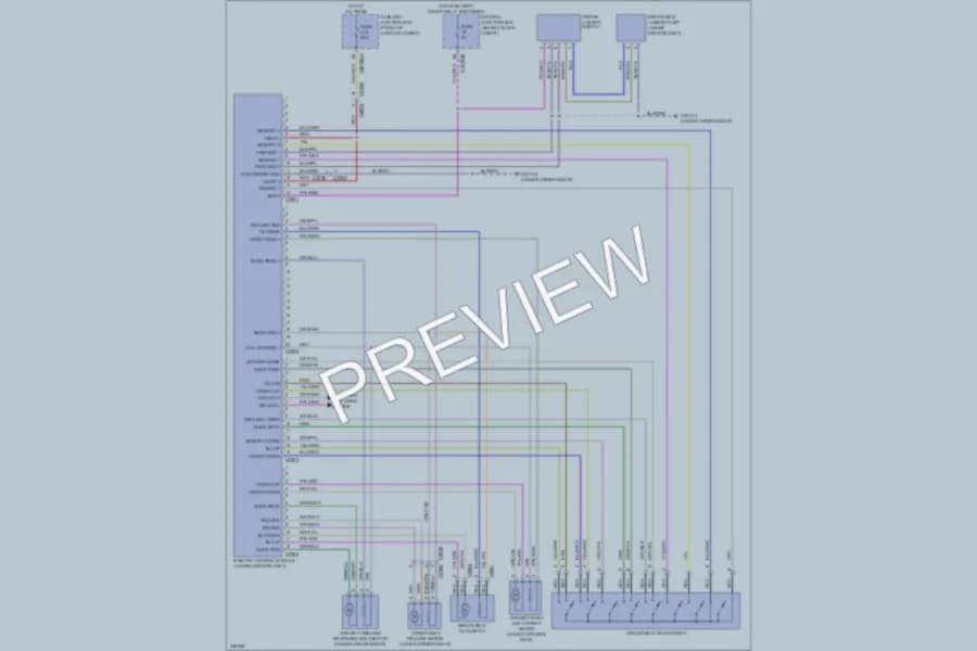 2011 LandRover LR2 Memory Systems wiring diagram preview