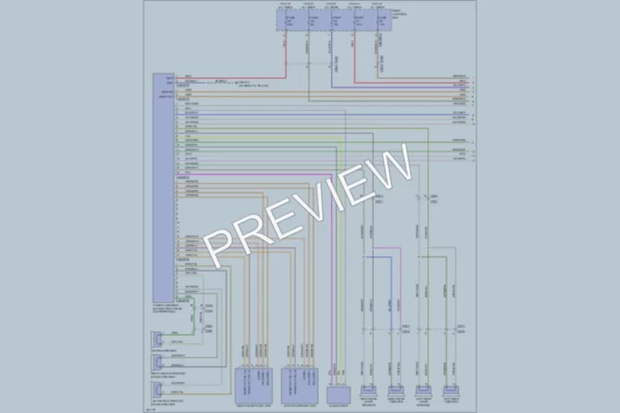 2011 LandRover LR2 Navigation wiring diagram preview