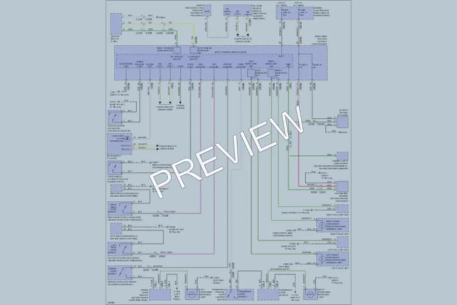 2011 LandRover LR4 Anti Theft wiring diagram preview