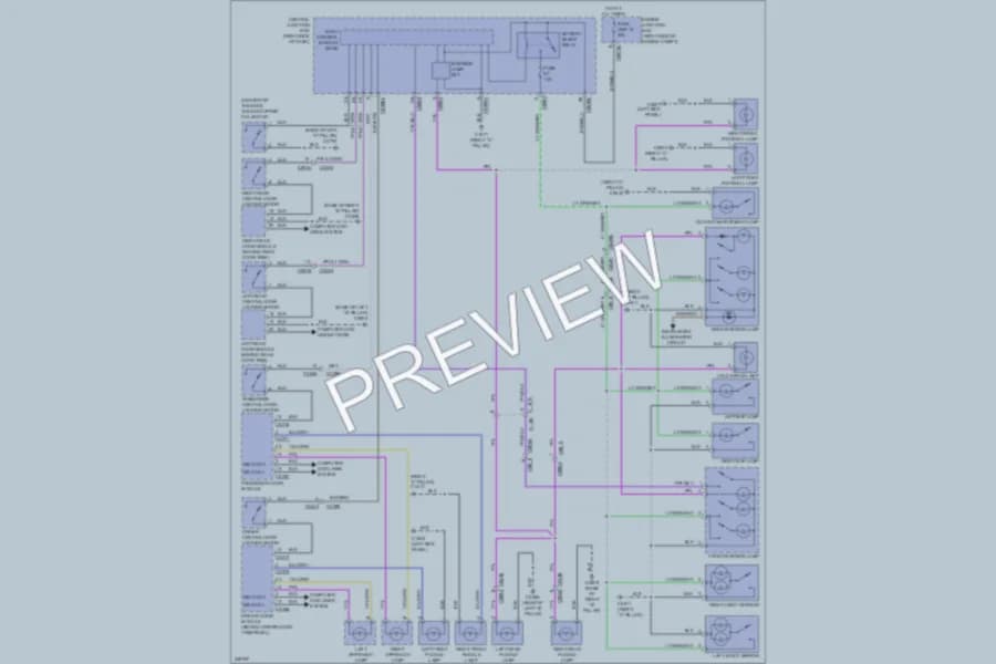 2011 LandRover LR4 Interior Lights wiring diagram preview