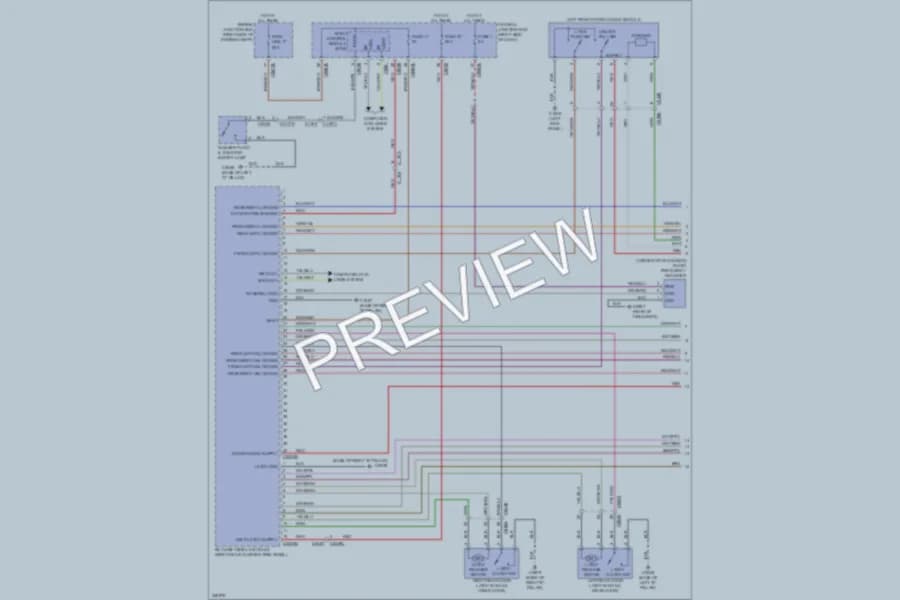 2011 LandRover LR4 Power Door Locks wiring diagram preview