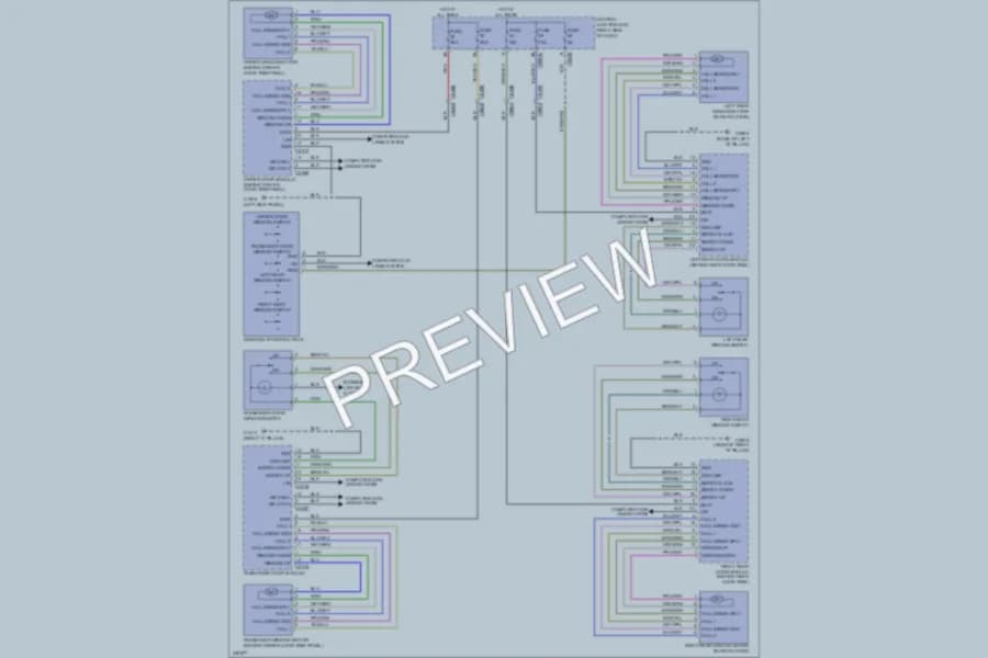 2011 LandRover LR4 Power Windows wiring diagram preview
