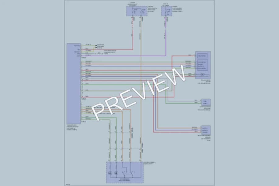 2011 LandRover LR4 Transmission wiring diagram preview