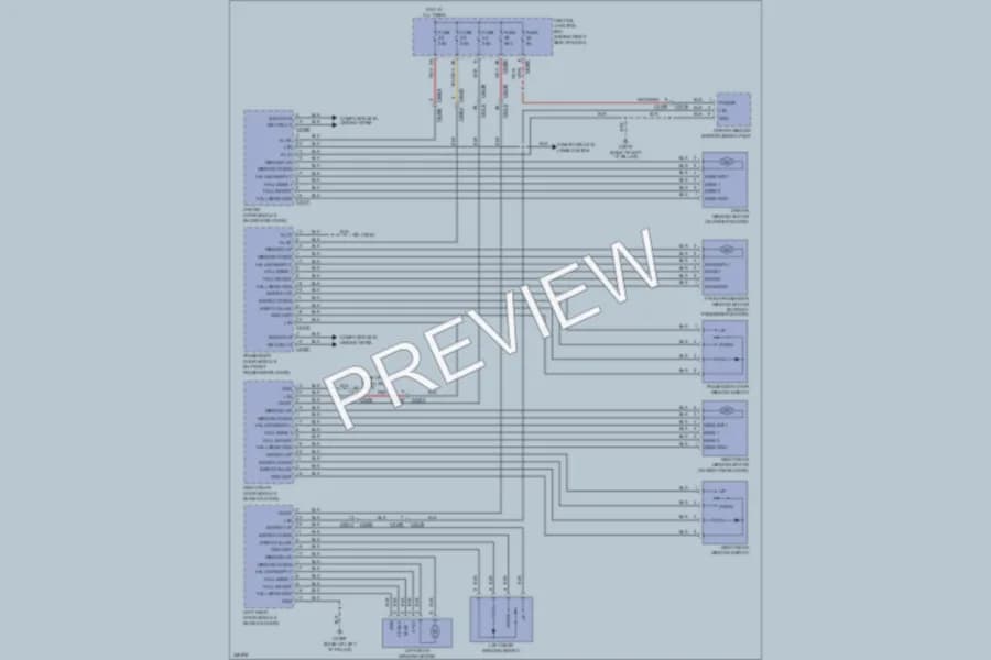 2011 LandRover RangeRover Power Windows wiring diagram preview