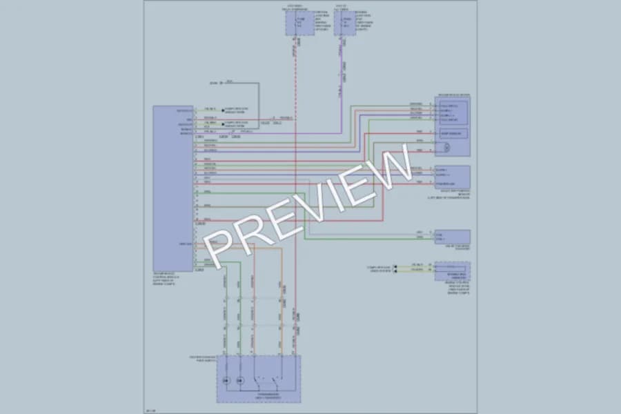2011 LandRover RangeRover Transmission wiring diagram preview