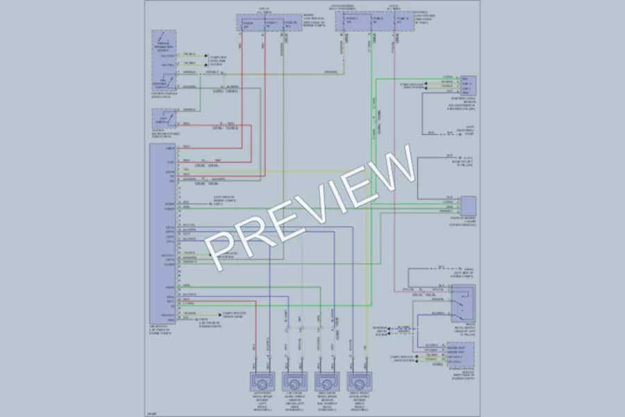 2011 LandRover RangeRoverSport Anti Lock Brakes wiring diagram preview