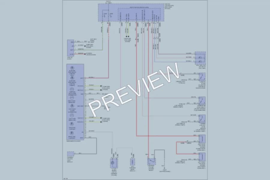 2011 LandRover RangeRoverSport Instrument Cluster wiring diagram preview