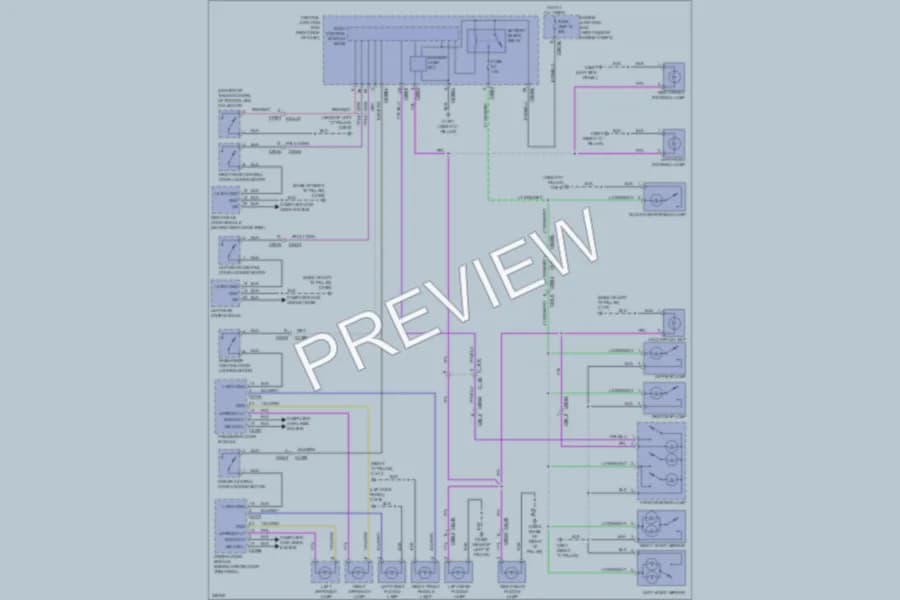 2011 LandRover RangeRoverSport Interior Lights wiring diagram preview