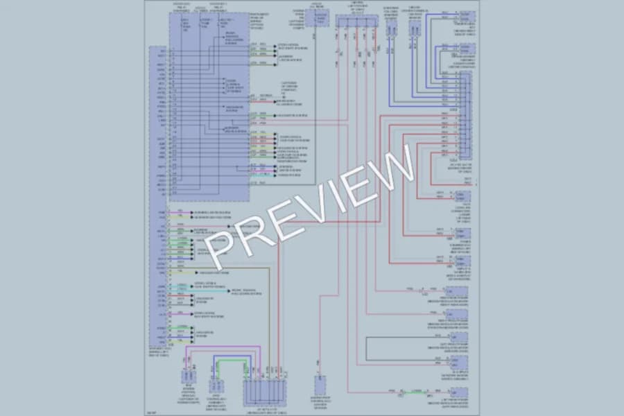 2011 Lexus CT200h Body Control Modules wiring diagram preview