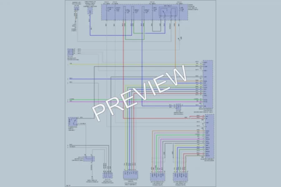 2011 Lexus CT200h Transmission wiring diagram preview