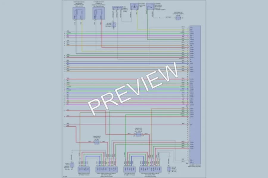 2011 Lexus ES350 Anti Theft wiring diagram preview