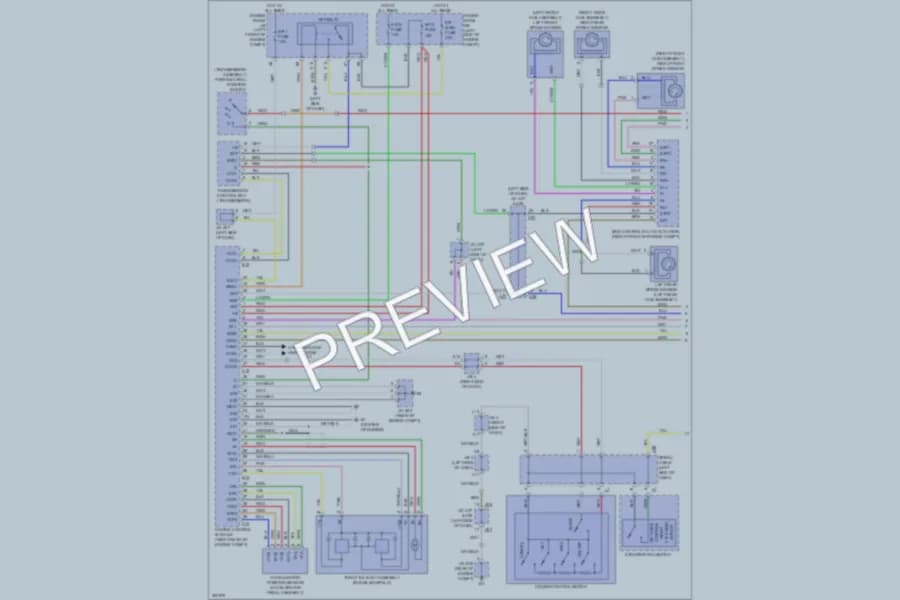 2011 Lexus ES350 Cruise Control wiring diagram preview