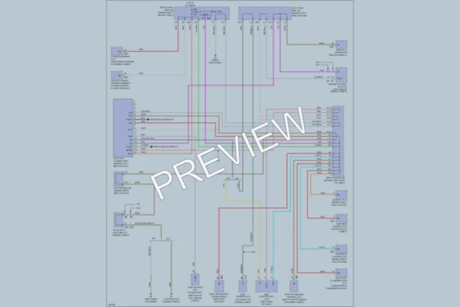 2011 Lexus GS350 Computer Data Lines wiring diagram preview
