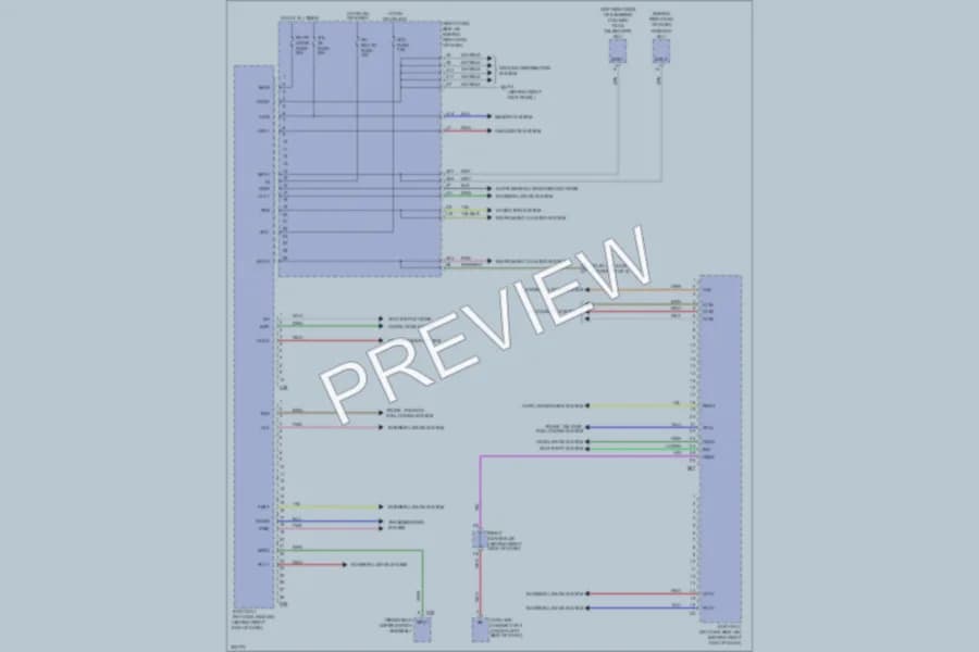 2011 Lexus GS450h Body Control Modules wiring diagram preview