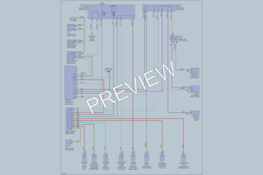 2011 Lexus GS450h Computer Data Lines wiring diagram preview