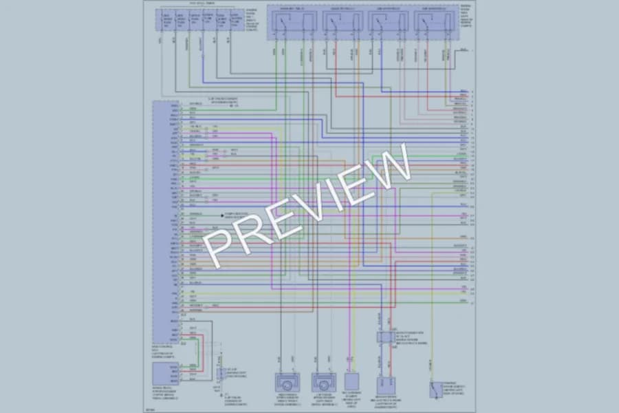 2011 Lexus GS460 Anti Lock Brakes wiring diagram preview
