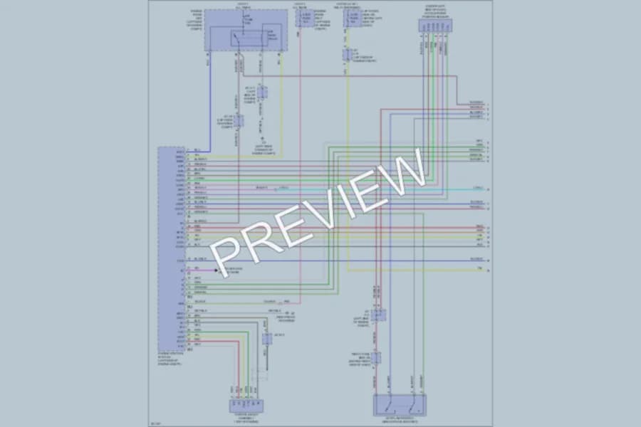 2011 Lexus GS460 Cruise Control wiring diagram preview