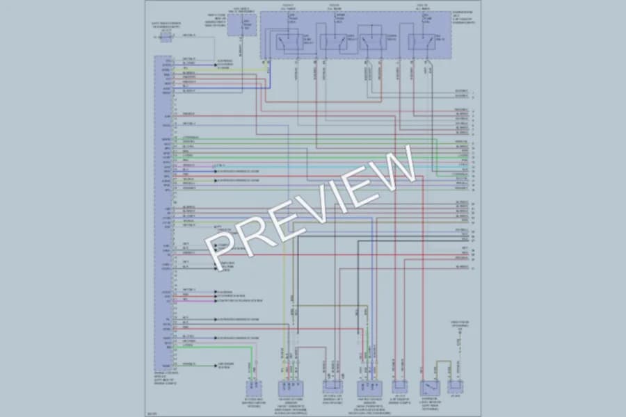 2011 Lexus GS460 Engine Performance wiring diagram preview