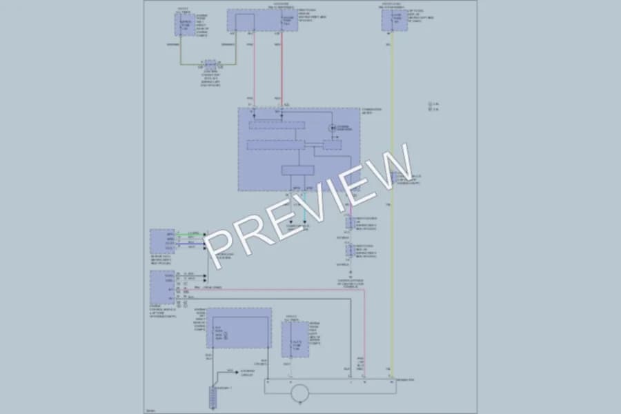 2011 Lexus GS460 Starting Charging wiring diagram preview