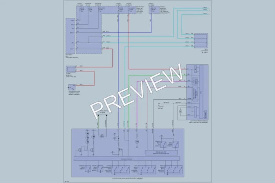 2011 Lexus GX460 Power Windows wiring diagram preview