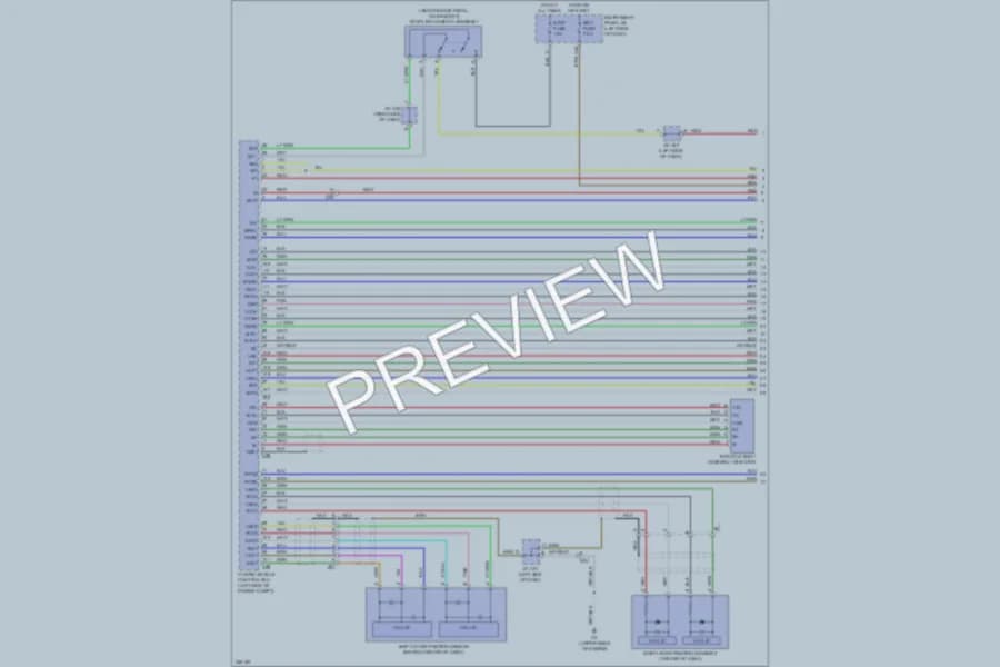 2011 Lexus HS250h Transmission wiring diagram preview