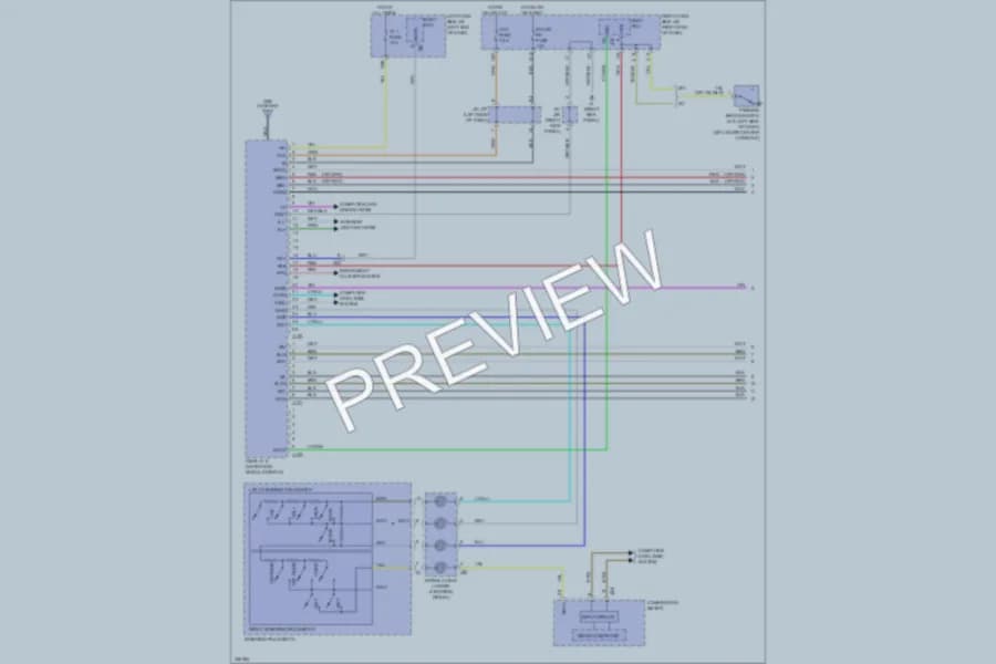 2011 Lexus IS250 Radio wiring diagram preview