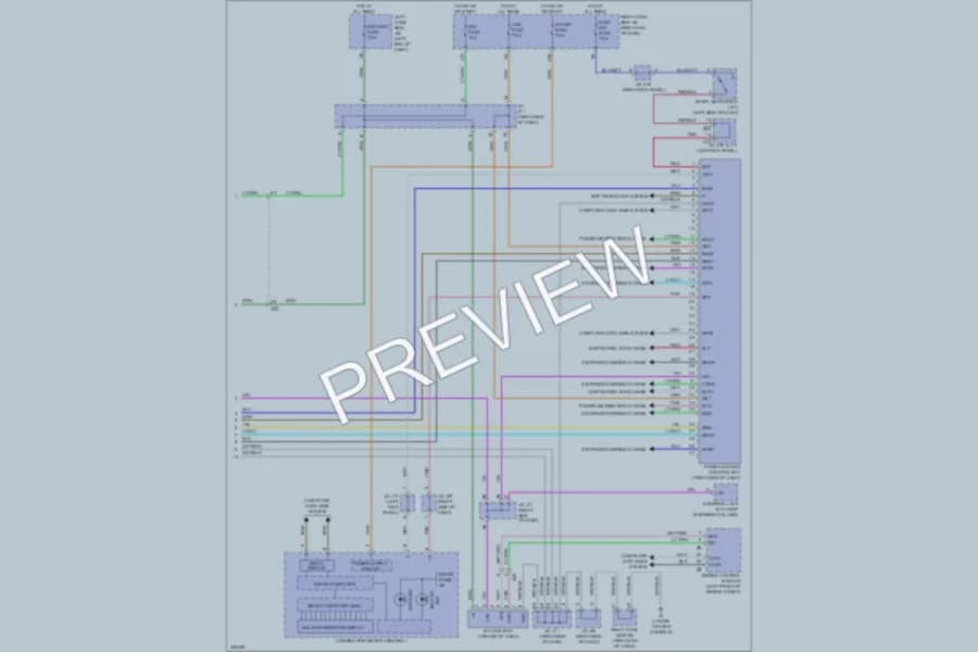 2011 Lexus IS250C Anti Theft wiring diagram preview