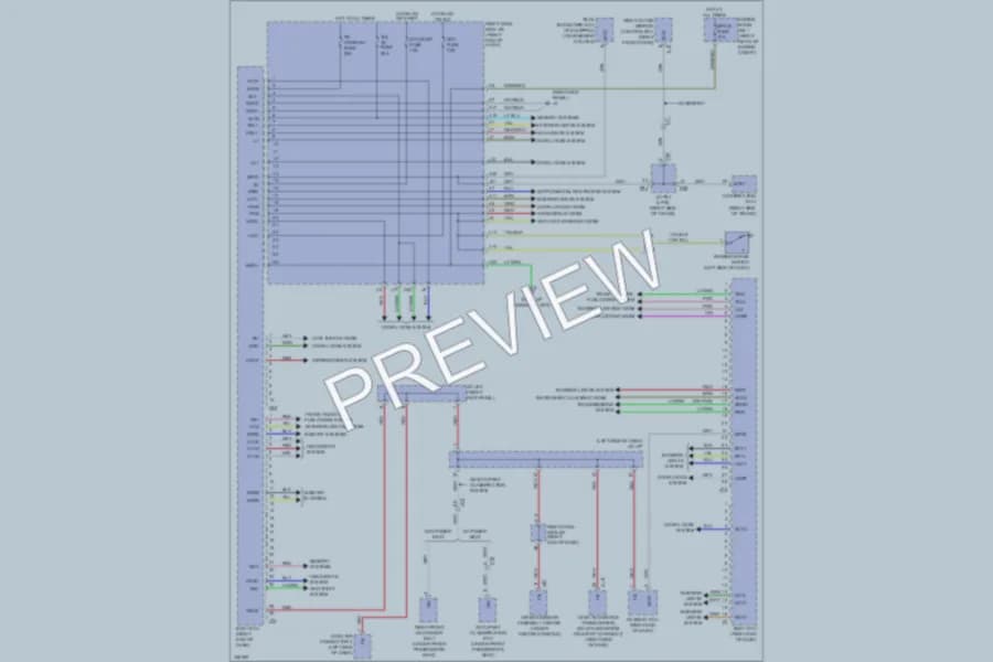 2011 Lexus IS350 Body Control Modules wiring diagram preview