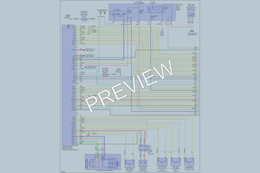 2011 Lexus IS350 Supplemental Restraints wiring diagram preview