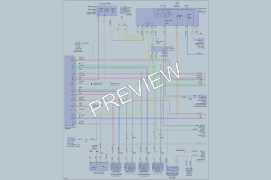 2011 Lexus IS350C Anti Lock Brakes wiring diagram preview