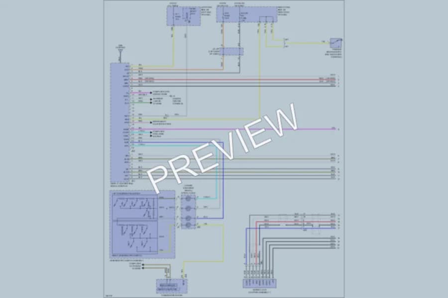2011 Lexus IS350C Navigation wiring diagram preview