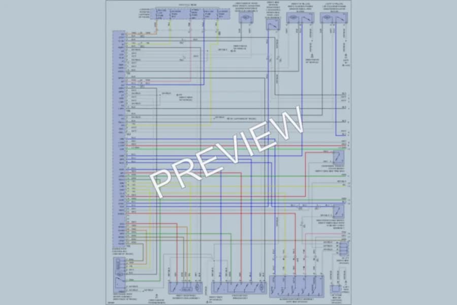 2011 Lexus IS350C Power Top Sunroof wiring diagram preview