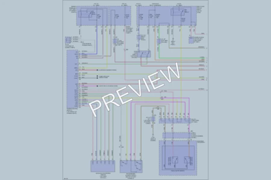 2011 Lexus IS350C Transmission wiring diagram preview
