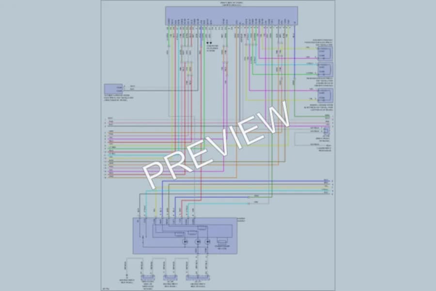 2011 Lexus ISF Anti Theft wiring diagram preview