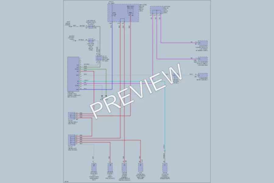 2011 Lexus ISF Computer Data Lines wiring diagram preview