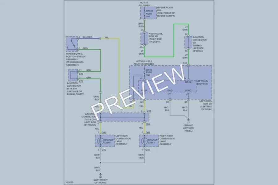 2011 Lexus ISF Exterior Lights wiring diagram preview