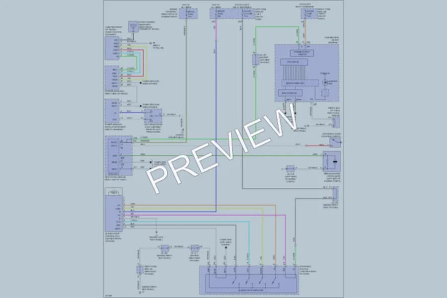 2011 Lexus ISF Power Top Sunroof wiring diagram preview