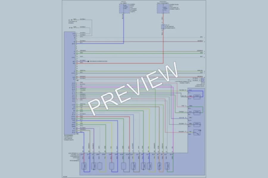 2011 Lexus ISF Transmission wiring diagram preview