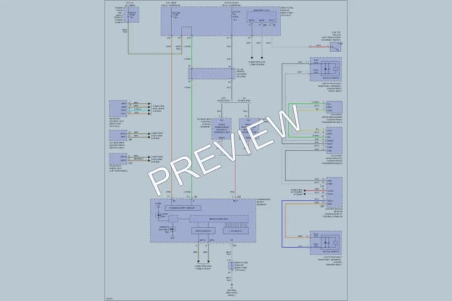 2011 Lexus ISF Warning Systems wiring diagram preview