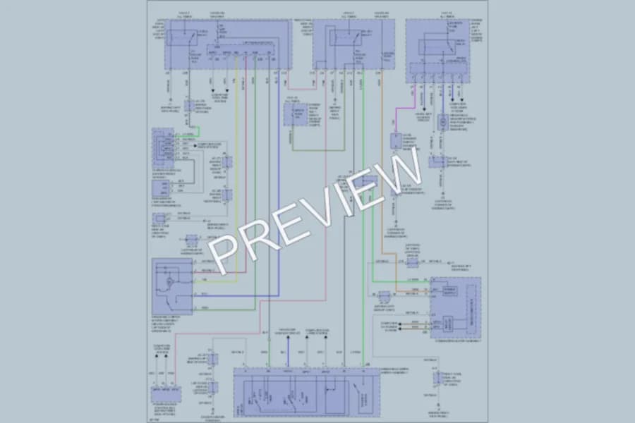 2011 Lexus ISF Wiper Washer wiring diagram preview