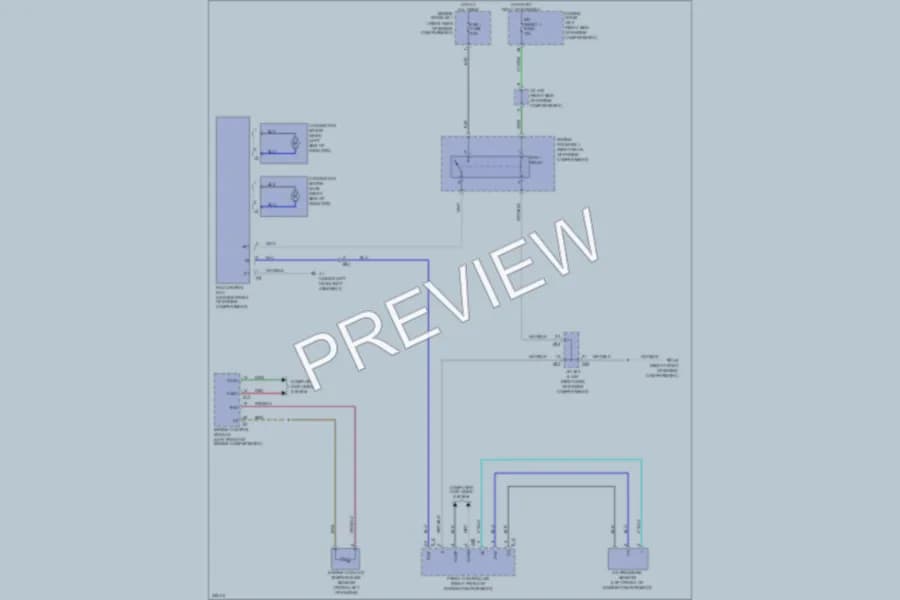 2011 Lexus LS460 Cooling Fan wiring diagram preview