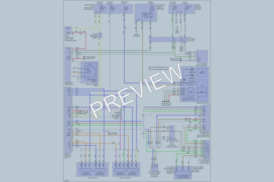 2011 Lexus LS460 Headlights wiring diagram preview
