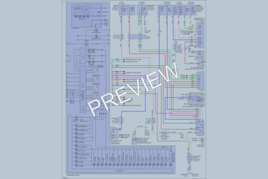 2011 Lexus LS460 Instrument Cluster wiring diagram preview