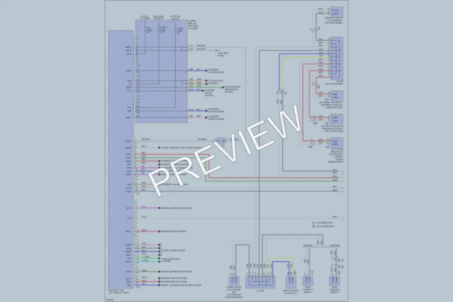 2011 Lexus LS600h Body Control Modules wiring diagram preview