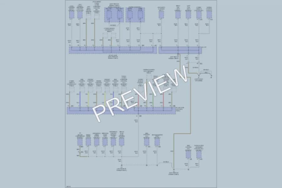 2011 Lexus LS600h Ground Distribution wiring diagram preview