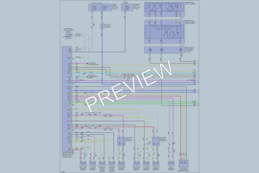 2011 Lexus LS600h Navigation wiring diagram preview