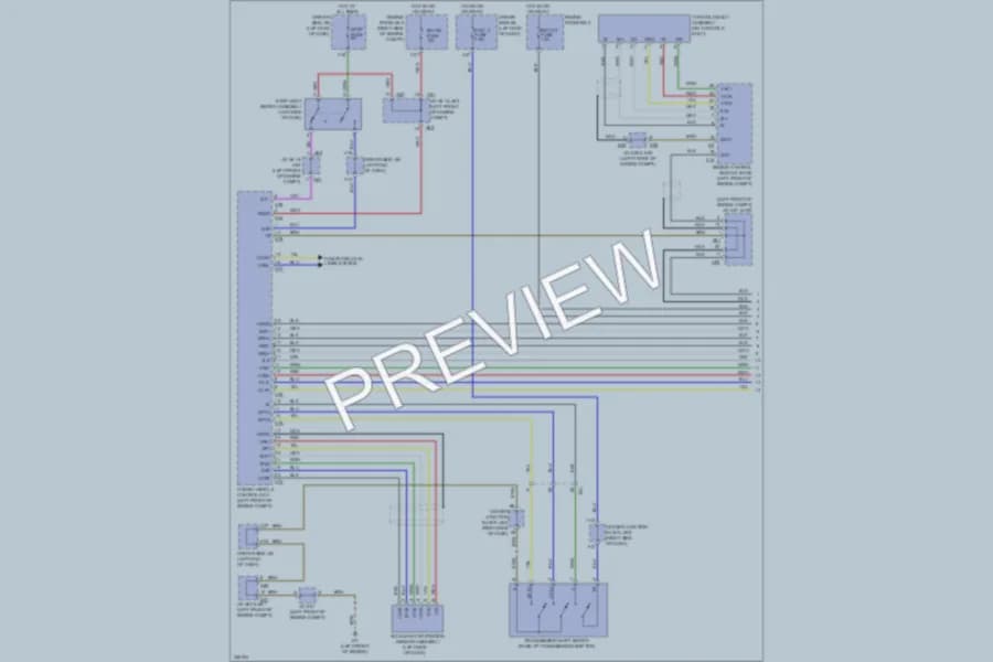 2011 Lexus LS600h Transmission wiring diagram preview