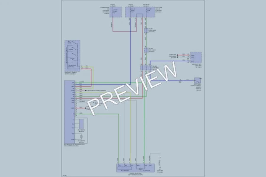 2011 Lexus LX570 Electronic Power Steering wiring diagram preview